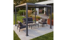 Pergola sturmfest 3x3m 10 cm