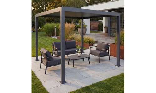 Pergola sturmfest 3x3m cm - pergola,