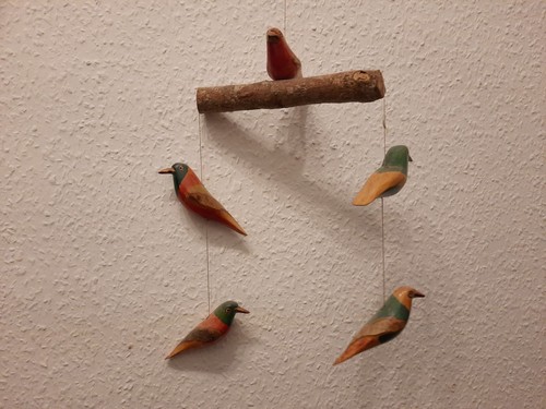 Holz vögel alte ddr - holz,