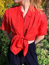 Damen Bluse Shirt Gr.40 rot