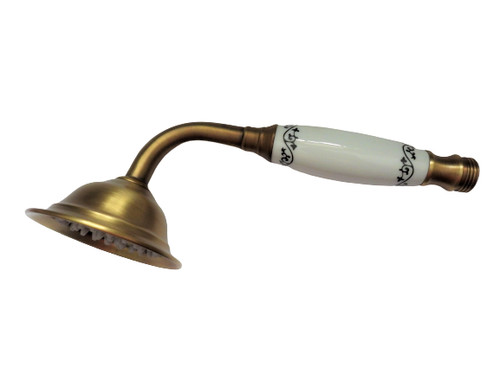 Royal brass retro handbrause - brass,