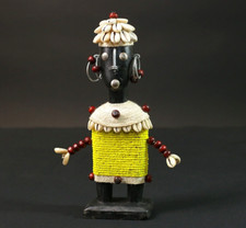 Afrikanische zulu holzpuppe - afrikanische,