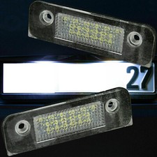 2x LED license plate lighting