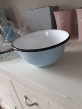 Emaille Schüssel shabby chic Landhaus Vintage