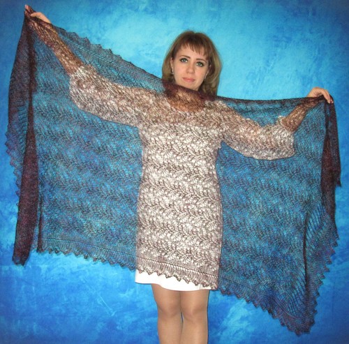 Orenburger schal gestrickter - schal,