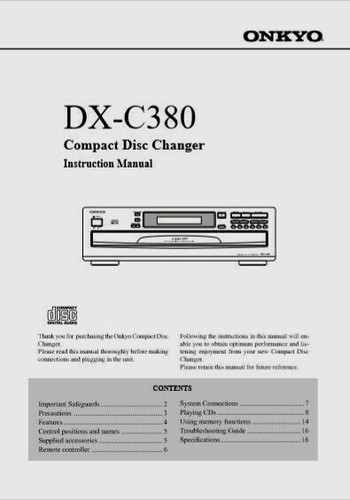 Onkyo c380 compact - compact, disc