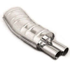 EISENMANN Sportauspuff BMW E36 320i 323i 2x76mm gerade mit versetztem Endrohr