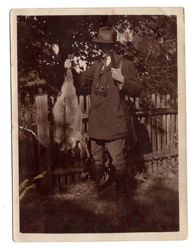 Fotografie jäger mit fuchs - fotografie,