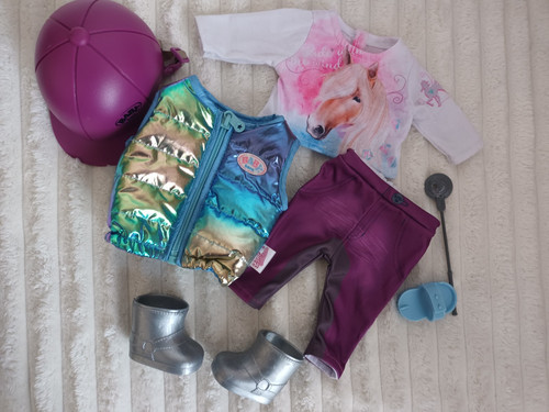 Zapf baby reitoutfit 7tlg - baby,