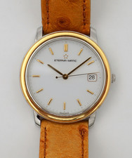 Eterna Matic 1856 Unisex Armbanduhr Automatik 35 mm Stahl/Gold +Edelstahlarmband