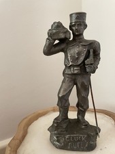 Kleine Bronze Bergmann  Glück Auf