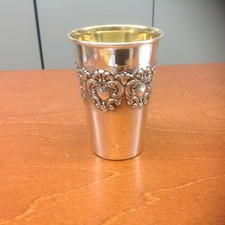 Wappenbecher Sterling Silber