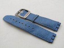 SWATCH IRONY LEDERARMBAND "OCEAN STORM" (A233) -MIT EDELSTAHLSCHLIEßE