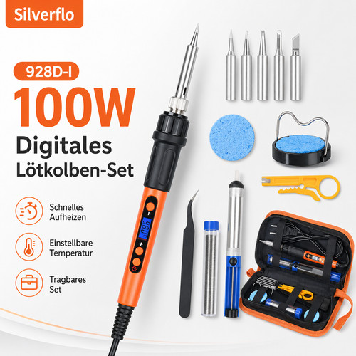 Lötkolben set lötset 100w - lötkolben,