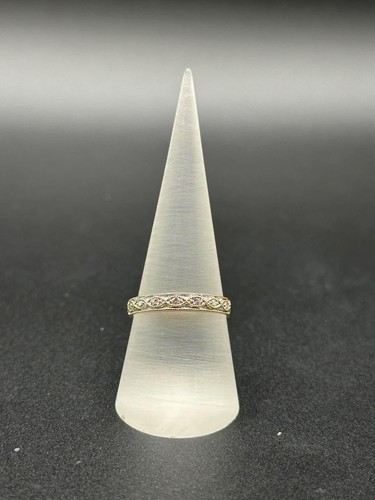 Ladies 9ct yellow gold diamond - yellow,