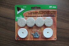 Filzgleiter Möbelgleiter 28mm Rund selbstklebend und zum schrauben 8er SET