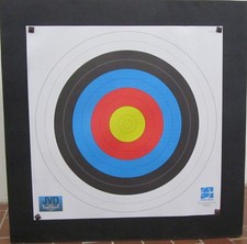 Zielscheibe Polyfoam 80x80 extrastark bis 70lbs mit Wechselmitte und Auflage