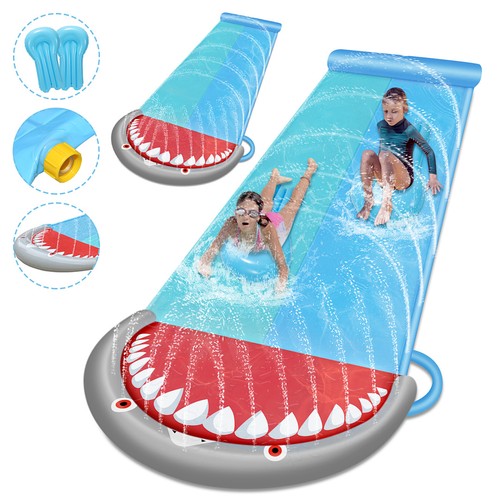 Wasserrutsche hai rutschmatte - wasserrutsche,