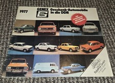 DDR Genex Katalog Auto 1977