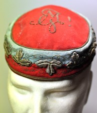 Studentika. Corps Makaria Würzburg (KSCV). Handgesticktes Straßencerevis