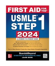 First Aid for the USMLE Step 1 2024: A Student-to-Student Guide, Le, Tao, M.D.; 