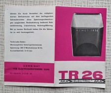 Bedienungsanleitung  TR26
