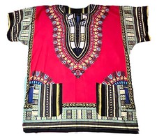 Shirt Tunika Afrika Folklore Tanz African Style Theater Karneval Herren bunt