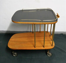 TEEWAGEN MIDCENTURY :: SERVIERWAGEN :: TEAKHOLZ UND MESSING