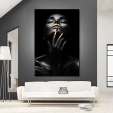 Acrylglas wandbild poster frau - poster,