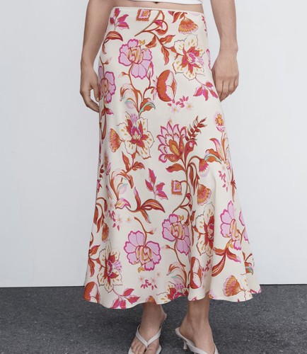 Neu maxirock floral sommer - maxirock,