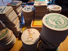 Riesige Bierdeckelsammlung