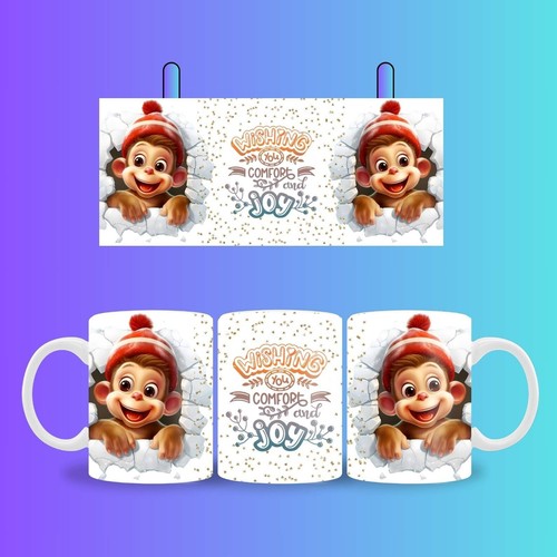 Kaffeetasse weihnachts tier - kaffeetasse,