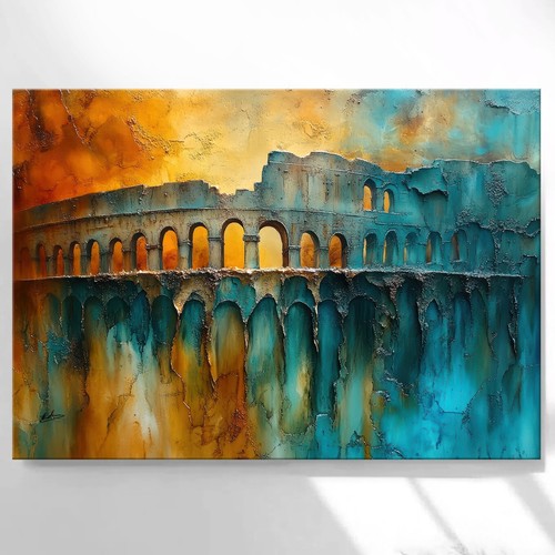 Kolosseum italien leinwand - kolosseum,
