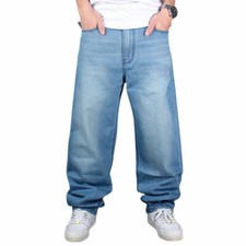 Herren Hip-Hop Rap Jeans Baggy