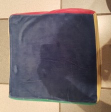 Kinder Sitzerhöhung Esszimmerstuhl Bank 34 x 36 cm, 5,5 cm hoch mit buntem Bezug