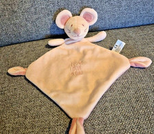 Schmusetuch Maus Nicotoy Rosa