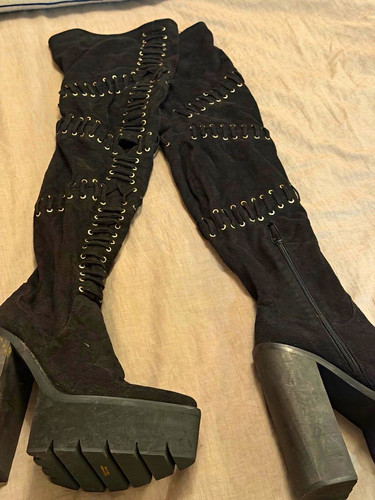 Overknee stiefel wildleder - overknee-stiefel,
