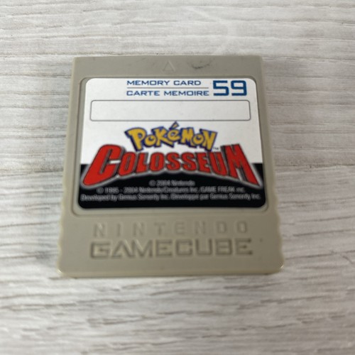 Pokemon colosseum memory card - pokemon,