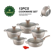 12 Stück IBRAA Kochtöpfe und