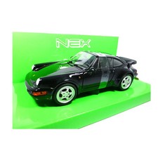Welly 24023 Porsche 911 (964) Turbo 3.0 schwarz 1974 Maßstab 1:24 Modellauto 