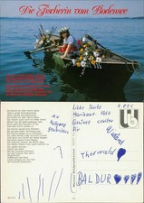 Ansichtskarte  Die Fischerin