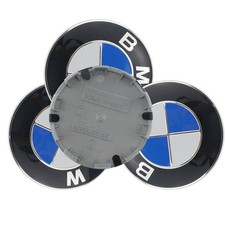 4x 68mm Radnabendeckel Felgendeckung Radkappen für BMW Nabendeckel Felgendeckel