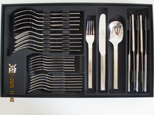 AUERHAHN BESTECK SZENARIO  30-TEILIG EDELSTAHL MATT, POLIERT