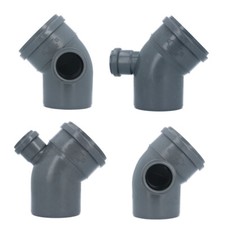 Bogen Kunststoff HT-Rohr Installation Abwasser 110 x 50 mm 45 Grau Varianten NEU