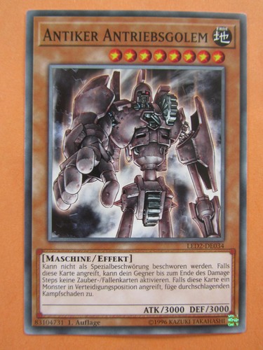 Yugioh antiker antriebsgolem - -,