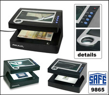 SAFE-9865-PHILALUX3-Lupe-2,5-12-fach-UVC-256-UV-366NM 9W Unterlicht US$ Detektor