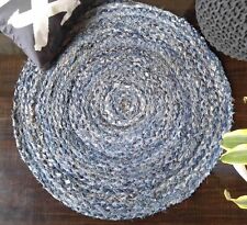 Jeansteppich Rund Wende