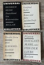 4 Reclam Bücher 22, 158, 171