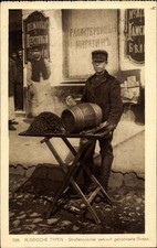 Ak Russland, Straßenhändler, Maroni - 3573677
