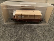 Fleischmann 5914 K Niederbordwagen mit Ladung Güterwagen H0 Sammlung
